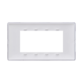 Plaque Plana Reflex neige pour 4 modules Vimar - 2