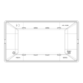 Plaque Plana Reflex neige pour 4 modules Vimar - 5