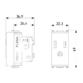 Prise Plana standard am et saou 127 V Vimar - 1