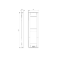 Plaque Classica grise anthracite 2 modules Vimar - 1