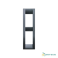 Plaque Classica grise anthracite 2 modules Vimar