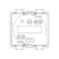 Prise standard grise 250 V Vimar - 3