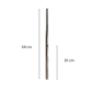 Chandelier inox 650 mm non percé.2
