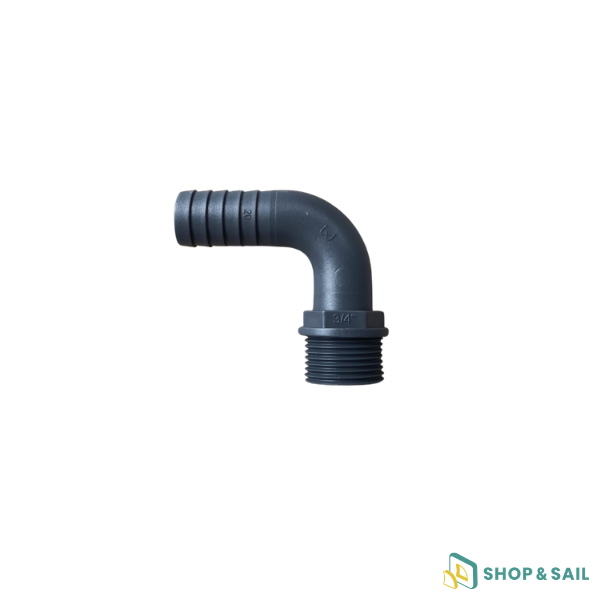 Pièce détachée dessalinisateur Aqua Base ESW-raccord coude 34 Ø20mm