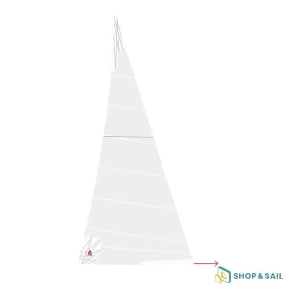 Voile d'avant Cruising Delta access Delta Voile