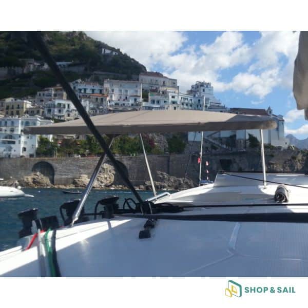 Bimini Fixe Poste de Barre pour Lipari 41 T-Top (2) Bimini Fixe Poste de Barre pour Lipari 41 T-Top