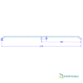 Main courante L. 200 cm Fountaine Pajot-2