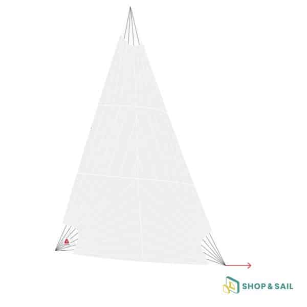 Voile de portant Cruising Gennaker Delta Voile