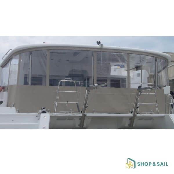 Rear Canvas Enclosure with Windows Panels