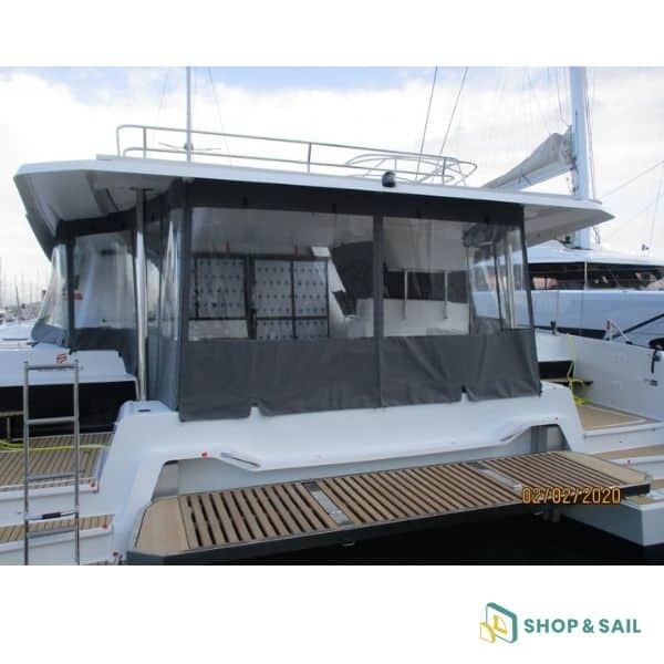 Courtesy Enclosure with Cockpit Companionway Closure