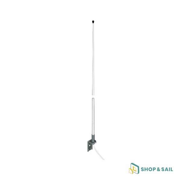 Antenne VHF ECO 3dB, 1.5m, 25m de câble, équerre métal (VE25) Banten