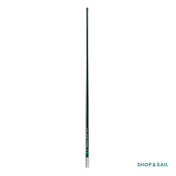 Antenne VHF Galaxy noire 3dB 1.2m férule inox, 6m câble RG 8X + PL259