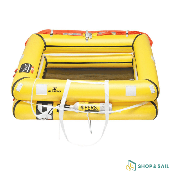 Radeau Coastal ISO container Plastimo 4 places