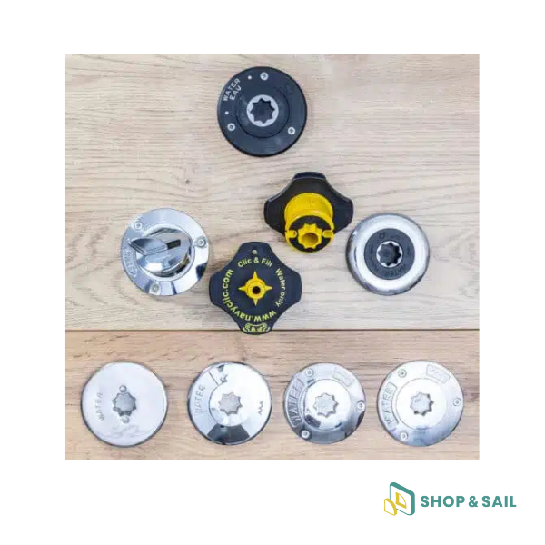 Deck filler connector Clic&Fill Navy Clic