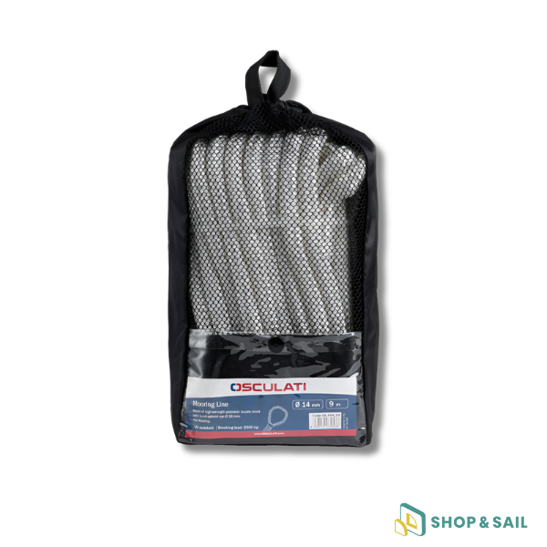 Amarre avec œil épissé Bleu Navy 16 mm x 11 m - Osculati