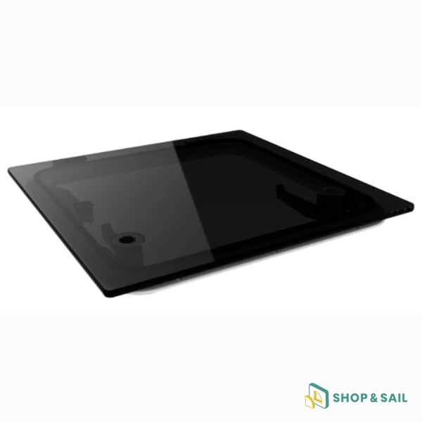 Smoked grey acrylic kit with seal for Lewmar Flush 3G panels