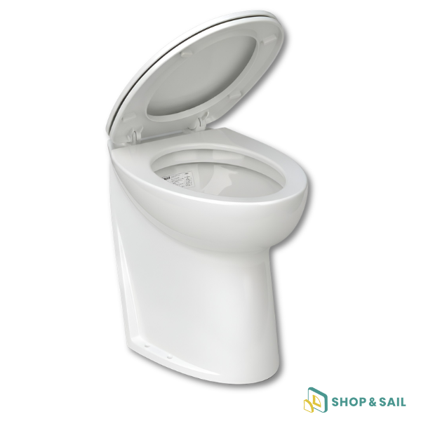 Toilettes deluxe DF17 SC 12V avec électrovanne Jabsco