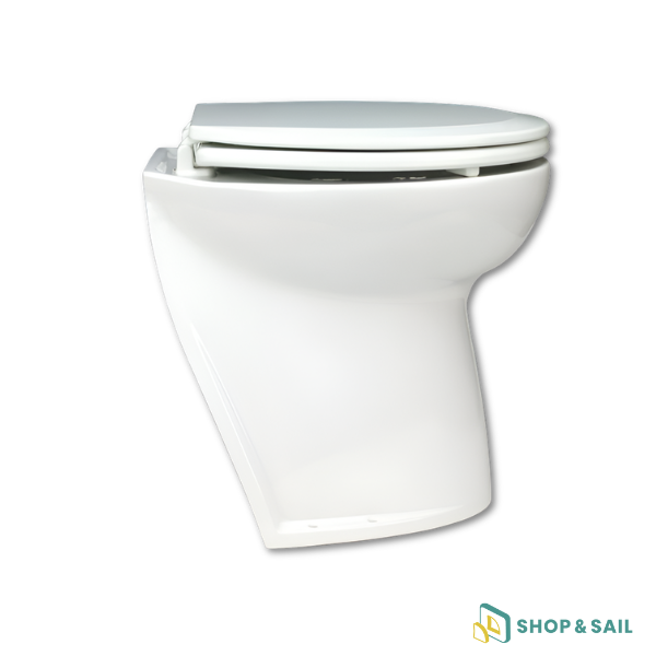 Toilettes deluxe DF17 SC 12V avec électrovanne Jabsco Toilettes deluxe DF17 SC 12V avec électrovanne Jabsco