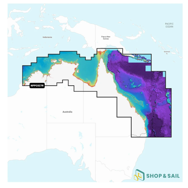 Carte marine NPPC027R Australie Nord-Est Navionics