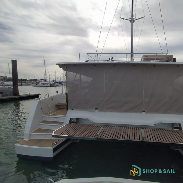 Courtesy curtains Fountaine Pajot Aura 51 NV Equipment