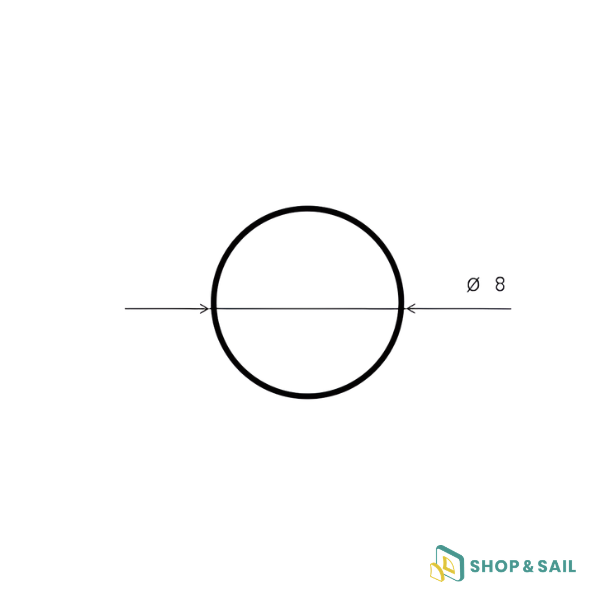 Joint d'étanchéité D8 mm pour panneau Tradition Goiot