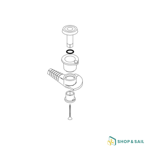 Kit poignée de rechange droite