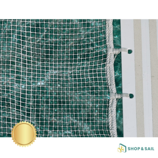 Filet de trampoline 13×13 polyester – Premium – Lagoon