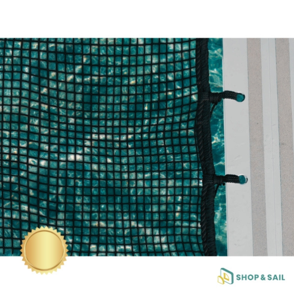 13×13 polyester trampoline net – Premium – Lagoon
