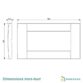 Plaque de finition Vimar IDEA Classica 4 modules en métal noir. Finition laquée brillante, montage horizontal ou vertical pour une installation élégante.