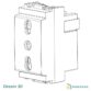 Prise électrique 2P+T 16A 250V Vimar IDEA SICURY P17/11
