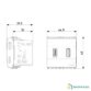 Alimentation USB A+C Vimar Eikon 20295.AC blanche avec ports USB type A et C pour installation électrique de bateau.