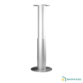 Pied de table électrique rétractable Noval 12 V en aluminium anodisé, disponible en version fixe ou pivotante à 90°. Installation encastrée au sol, intérieur ou extérieur.