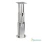 Pied de table télescopique en inox AISI 316 poli miroir pour bateau