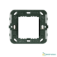Support Vimar 17087 gris sans vis pour 2 modules réduits, série IDEA