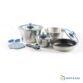 set Casserole empilable cookvision 11p bleu