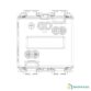 Prise Vimar SICURY 17038 2P+T 16 A 250 V standard allemand gris