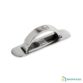 Lève-plancher Deluxe en acier inoxydable pour plancher de bateau, largeur 20 mm et longueur 84 mm, disponible avec arêtes à 90° ou rayon de 8 mm.